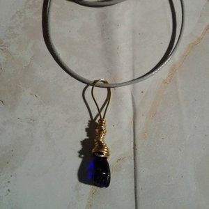 Figa fist luck amulet glass necklaces 12 pcs